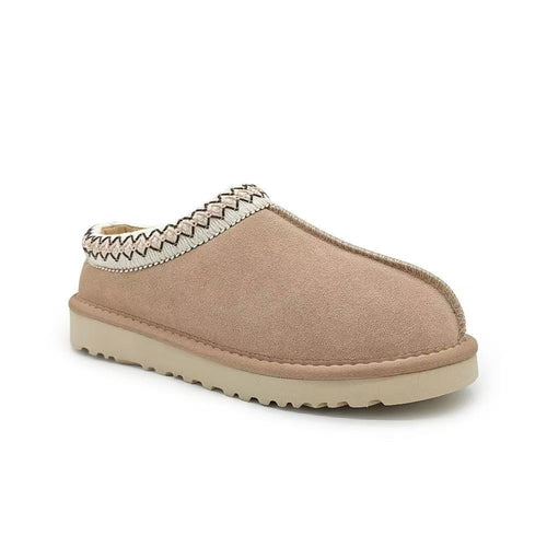 Furry Woman Clogs for Indoor Outdoor Fuzzy Cozy Short Ankle Shoes